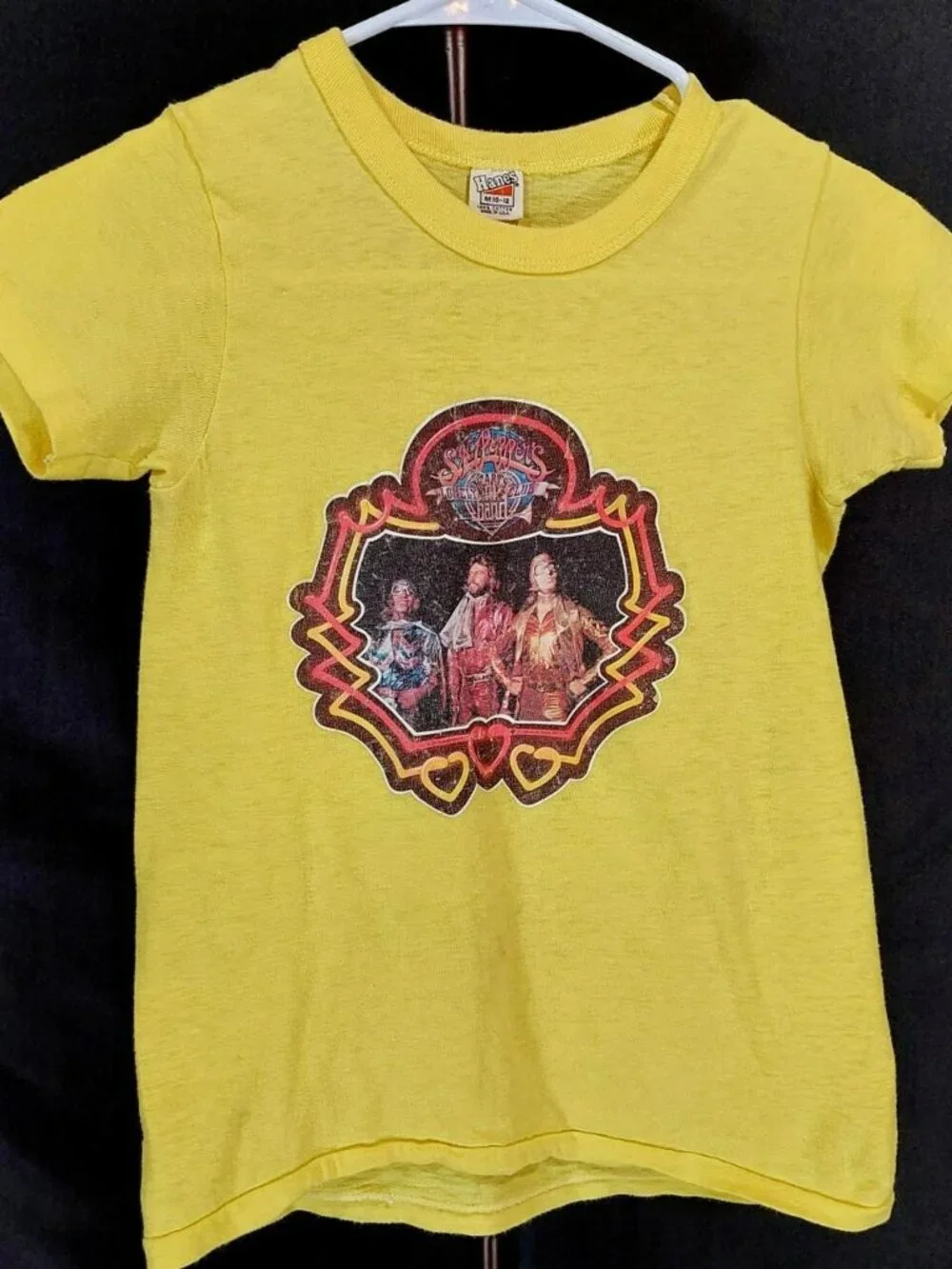Vintage 70s Beatles 'Sgt Peppers Lonely Hearts Club' 1978 Film Kid's Tee. Sz M.